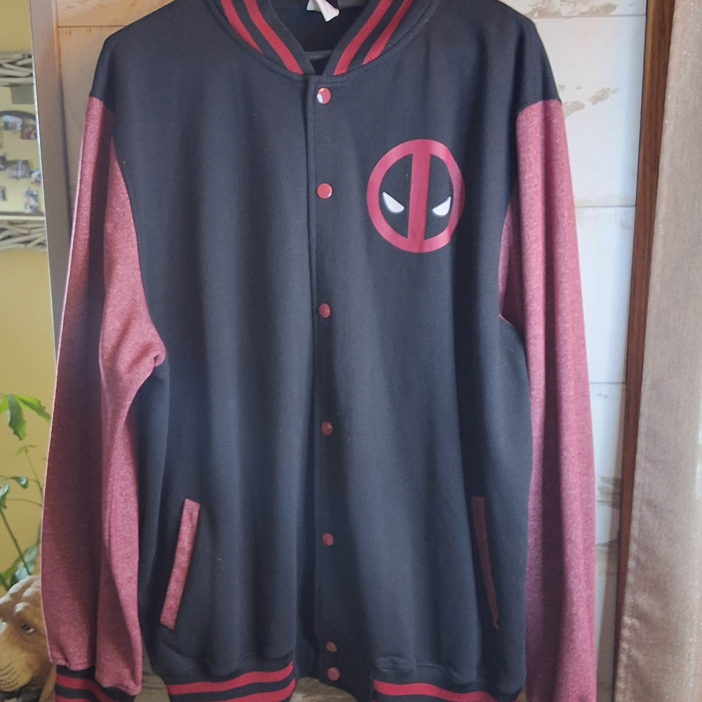 Marvel Black and Red Bomber Jacket
